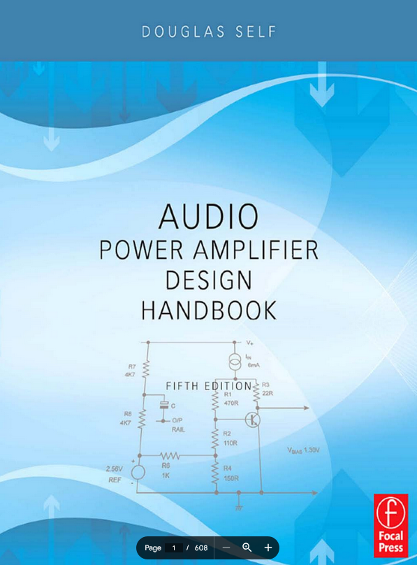 Audio  Power  Ampliﬁer Design Handbook