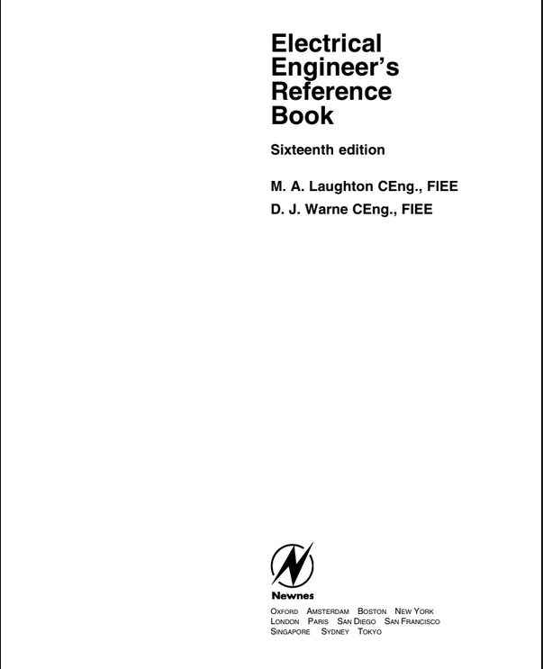 Electrical Engineer’s Reference Book