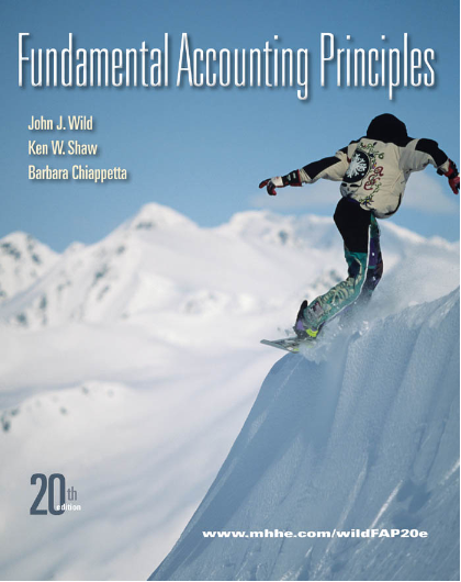 Accounting Principles 20e Kieso Kimmel Weygandt